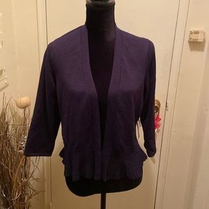 Love Scarlett size medium navy blue cardigan brand new.